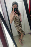 I am a sucker for leopard print, so when I saw this jumpsuit, I had to get it. it's a nice satin material so it will be nice and cool in the summer. The straps are adjustable which is nice since I have small boobs lol! I absolutely love the split leg look! So sexy!!!s - Jessy C.