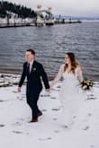 LOVED this dress! It fit well but was way too long, so I had it hemmed at the bottom by a tailor. The tailor also left a little extra in the back to make a small train. Also wore a sticky bra since the dress is backless. Highly recommend this dress! I got a lot of compliments :) - Jordan C.