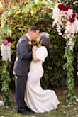 This dress was absolutely perfect for my backyard pandemic wedding. It hugged me in all the right places, and was forgiving in all the right places. The material was high quality satin with just the right amount of sheen and it was absolutely the best dress I have ever worn in my life. I felt sexy, classy, and beautiful, despite having added a few extra pandemic pounds (shapewear was a must!). I gotta find another reason to wear this gorgeous dress. - Pamela H.