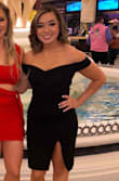 I couldn't have felt more confident in a dress, the fabric is remarkable, and the dress had a no slip feature, so a bra wasn't necessary. The only change I plan is to get the back tailored, the back of the dress top made me feel like I had little wings as they stuck out. - Kelly T.