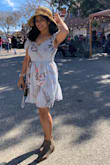 This dress looked great and it flows. Although the neck was slightly low for me. Loved it! - Saranya S.