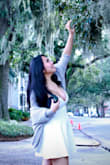 Beautiful little white dress. It's a little revealing so keep that in mind. I personally love the dress! - Phoebe N.