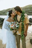 My husband and I wanted to end 2020 with love and gratitude and uplift our family's spirits after such a depressing year, so we decided to have our wedding in late December. I planned my wedding in 8 weeks and I needed a dress ASAP. I stumbled across Lulus and I am forever grateful!! 

I always wanted a traditional lace, long sleeve wedding dress, but I did not want to spend more than $100 on it. When I saw this dress I fell in love, but I still bought 4 other Lulus dresses just in case. I ended up wearing this one for my wedding day and I received so many compliments from my family members. They did not believe me that I spent less than $100 on it! I had a very intimate Hawaii beach wedding, and the dress against the backdrop of the ocean was stunning. I cannot stress enough how much I am pleased with my purchase! Thank you Lulus for making me feel like a beautiful bride! I have referred ALL MY friends to you!!

PS: Best part about purchasing from Lulus is that they offer financing. - Natalie L.
