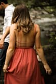 I loved this dress!! The color was flattering for my generally pale skin tone, and the top fit my small chest really well. I'm usually between XS and S in Lulus and I'm glad I went with XS for the top. - Stephanie F.