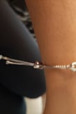 I love this bracelet I got it for wedding photos. It is adjustable, so I can tighten it so it's not all over the place. The diamond part doesn't go all the way across the bar but I still love it. - Miriam M.