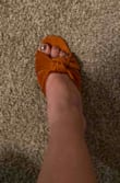 My size is between 7 and 7.5. I ordered 7 initially and fit small. Exchanged them for 7.5 and fit perfect!!! Super comfortable and safe. Good quality:) - Paula C.