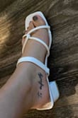 My size is between 7 and 7.5. I ordered 7 initially and fit small. Exchanged them for 7.5 and fit perfect!!! Super comfortable and safe. Good quality:) - Paula C.
