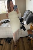 I have been let down many times by my purchases on Lulus, not because of the product, mostly just a lot of the things I like do not look good on me haha. But alas I hit the Lulus jackpot and I am so in love with this dress. Great quality and a delicious cream color, not white. - Amanda D.