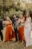 I fell in love with this dress the moment I saw it and knew I needed it to be my bridesmaids dress for my fall wedding. It was a process waiting for the dresses to be restocked and shipped etc but I finally got all 5 in the correct size and they looked perfect. If you're lucky enough to get one available on your size, SNAG IT! - Mandy M.