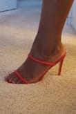 Another Lulus shoe success!! I really love comfort shoes and this is one. I have a big foot, but this didn't make me feel like a clown. Can dress up or down. The only downfall is it runs a tad bit small, but not a big enough issue to return. Color is a vivid red just like the picture. - Travette W.