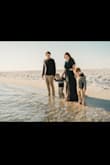 I read a lot of reviews before purchasing and saw where some said it was  big. I ordered the large anyway because I ordered it last minute. It was a little loose in certain places but it looked PERFECT for my family pictures! 10/10. - Kaitlyn L.