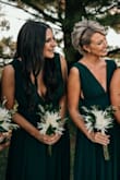 I ordered this dress for all my bridesmaid and absolutely loved it. It fit everyone great and looked so good on them. Those that wear a size 2 ordered XS, 2/4-6 Small, 8-10/12 Medium. I even tried it on and a medium fit me and I am normally a large. The only thing most of the girls had to adjust was the straps and length. - Megan M.
