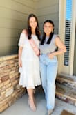 I bought this dress for my bridal shower and got SO many compliments! It's so stunning and comfortable. I usually stay away from off-the-shoulder styles because they tend to not stay in place for me but this one didn't bother me at all. Definitely would recommend for any brides-to-be! - Liz G.