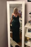 Super flattering for curves. I love the back however I crossed the straps to offer more support.The color goes perfectly with my skin and hair. It's a little low cut but I still love it! - Maggie F.