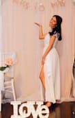 This outfit was perfect for my bridal shower! The fit was great, the material is great quality overall. Definitely durable and not uncomfortable whatsoever.  I did have to tailor the skirt but because I am very short! Otherwise it was amazing. - Bethany E.