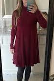 I've worn this many times. Simply simple dress that is easy to dress for cold weather and warmer weather! I've gotten compliments at work and at church! Worth it! - Jessica B.