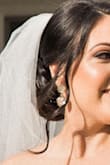 I had a vision of how I wanted my hair to look for my wedding and what earrings would look best, winner winner! Completely affordable and elegant for your special day! I received so many compliments. Don't have close ups with my face but you get the idea. - Lily F.