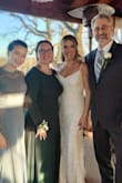 I couldn't believe it fit perfectly! I had nothing done to it other than having it hemmed. Truly unbelievable. The dress itself is stunning. Sequins do rub your underarms a little, but overall gorgeous dress. - Marlene C.
