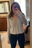 Fits really well, very comfy! Looks super cute with leggings; I'm a fan! - Brenna F.