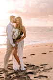 This dress was amazing for my sunrise beach wedding! It photographed beautifully! I am tall with an athletic build and this dress was long enough and flattered every part of my figure. I couldn't be more pleased with the quality and price! - Holly P.