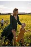 My favorite dress in my closet right now!!! The only negative (and it's actually just more of a person preference) is that it definitely is a super duper deep v so I had to use a pin. But seriously, LOVE THIS DRESS! - Laura R.