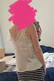 It is see thru FYI. And is a little big. - Kelsey D.