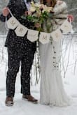 I bought this for my winter elopement and absolutely loved it! It was fun with a fur shawl too. I tried on a few styles from Lulus but this one won by far! Everyone thought I was crazy for thinking my wedding dress was comfy, but it really was! Loved every detail, especially the lace on the neckline! Would 10/10 buy again!!! - Emma B.