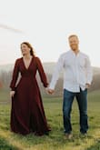 I wore this dress for our formal engagement pictures and it was perfect! Fits great & I got so many compliments. It is a bit heavy and if you have larger boobs you may need to adjust a little or be ok with some good solid cleavage but I'm a 34 C/D and had no issues. Such a great dress for an event or photo shoot. - Megan R.