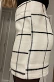 I love the fit, pattern & cut of the mini skirt; however, the plaid lines do not match up from the back to the front of the skirt. I wish they were consistent. - Brenda C.
