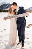 This dress fit absolutely perfectly for our elopement, the quality of the dress is great for the price, and I haven't stopped getting compliments on it! - Kaitlin P.