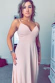 This dress is beautiful, flattering and great quality. I would definitely recommend to a friend. - Lindsey W.