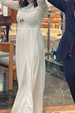 I needed a less-formal winter wedding dress super last minute and this checked all the boxes! Perfect price, perfect length, completely comfortable and kept me just warm enough to be outside all day in FEBRUARY in the northeast for our pandemic microwedding. I even had a zipper malfunction just a few days before the wedding and customer service was so nice, extremely responsive, and the most helpful in making sure we fixed the problem with two days to spare :) All in all I'm so happy and got so many amazing compliments - would 100% recommend! - Emily C.