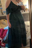 It is a beautiful dress for sure. I didn't realize that if it gets untied though that your dress literally exposes you, but who would be untying it anyways? It's gorgeous with great material, and adjustable straps. It's very long so if you get this for an event, you may want to alter it or get heels that are more than 3 inches. I 10/10 recommend. The service is great, and delivery is fast btw too. - Lexi D.