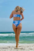 Bought this bikini for vacation! It is the perfect fit (true to size) and the cutest color combo. Just the right amount of cheekiness! 10/10 recommend! - Carrie W.