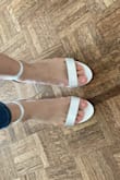 Sorry if the lighting isn't perfect, but just so in love! I am so excited to wear these on our wedding day!! Simple, elegant, beyond perfect!! - Lindsey S.