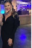 This dress was PERFECTION on my daughter for prom! She is 6'2, Athletic Built, and Busty; so finding a dress that fits in all the right places, in all the right ways is nearly impossible! I went by the measurements listed in the size guide and each area was TRUE to size! We got a Large and only had bra cups sewn into the dress for a "boob lift", no other alterations needed! This DRESS was a "slam dunk" from top to bottom! The style, the color, the fabric, the cut, THE FIT; AMAZING!! She was GRACE, GLAMOUR, ELEGANCE thanks to Lulus and this wonderful find! 100 STARS!! - Tara B.