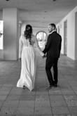 The dress fit great! I had to get it hemmed since it was too long. I got so many compliments on my wedding day. - Allison K.