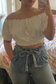 Very comfortable! So glad that it's not see-through. Simple and cute top that I think you could pair with so many outfits. - Jen Y.