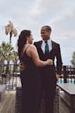 This was the winner dress of the party. I received a lot of compliments. Fits perfect, I'm just short and had to get the dress tailored since my shoes were not that tall, other than that I loved it. - Nayelly R.
