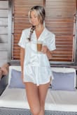 They are very comfy and light. Wore them getting ready on my wedding day and they were perfect. - Alyssa B.