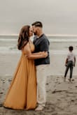 I actually went up to the Xl only because my shoulders are wide and it didn't fit great on my bust in the Large. This dress is gorgeous though, and super comfortable. Got so many compliments - Michelle C.