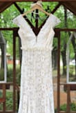 It was perfect! We had an outdoor ceremony which this dress captured spectacularly. Having no train was ideal. Everyone loved it. I only had the hip taken in a little and added pearl embellishments that took it to the next level! My shoes costed more than this beauty!! Love love love! - Jessica D.