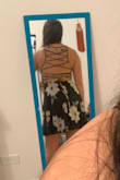 I really like how this dress fits and flows. It's perfect for wedding season! I definitely recommend having someone help you adjust the straps as it took me about 10 minutes when I first tried it on haha. Attaching pics from my initial try-on, I will be tightening the straps more at the top before I wear it out. - Venecia A.