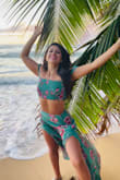 Took this beautiful two-piece to Maui!  My husband loved it!  This dress makes you feel and look so stunning and feminine! The green is perfect for a paradise vacation.  The material was so soft and only required a quick ironing from my suitcase! My girlfriend already wants to borrow it for her vacation!! - Sabrina M.