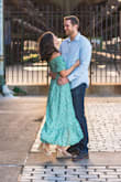 Wore for engagement photos. Runs a bit big in stomach area, but overall gorgeous, easy to wear dress! - Kristen M.