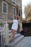 The dress fits perfectly, it is more form fitting. The lace is very comfortable and did not cause any irritation - Rayna M.