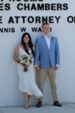 I wore this dress for my elopement and it was wonderful! It did run slightly small but I was still able to wear it. I got many compliments and would recommend this dress. - Lauren M.