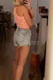 Perfect pair of shorts! I chose medium because I didn't want them to be too snug. I am happy I did. They have a little stretch which is nice. Long enough in the back for them to be not too revealing and thanks to the stretch they hug the backside and doesn't make you look flat:) I recommend! - Ketlin V.