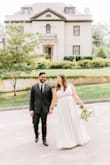 This dress was the perfect style. After some slight alterations to make it fit me perfectly. It was the perfect dress for my small wedding! - Valerie E.