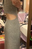 I cannot wait to wear this gorgeous casual dress! It has a good stretch and material. Plus that slit and back cutout gives it that extra sexy touch. - Florizza R.